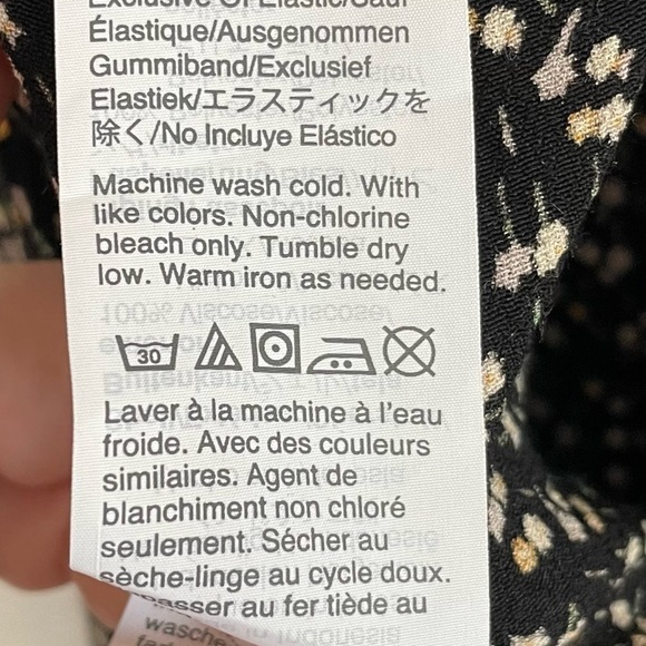 Madewell Button-Front Wide-Leg Jumpsuit in Playground Posies, Size 00 - Picture 13 of 13